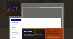 Desktop Screenshot of adpconstruction.net