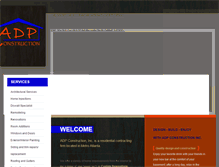 Tablet Screenshot of adpconstruction.net